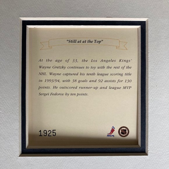 Wayne Gretzky Limited Edition Lithograph & Card Collage, Kelly Russell Studios - Picture 4 of 5